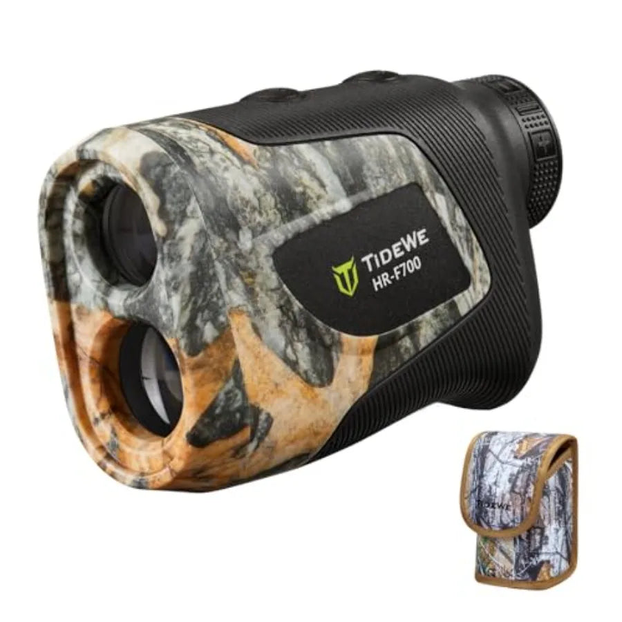 Hunting Rangefinder with Rechargeable Battery 700/1000Y Camo Laser Range Finder 6X Magnification Distance/Angle/Speed/Scan Mult