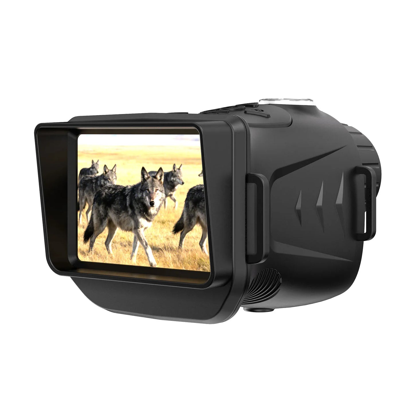 4K Infrared Night Visions Device Rechargeable Night Visions Monocular with 2.8 Inch Large Screen 18X Digital Zoom for Camping