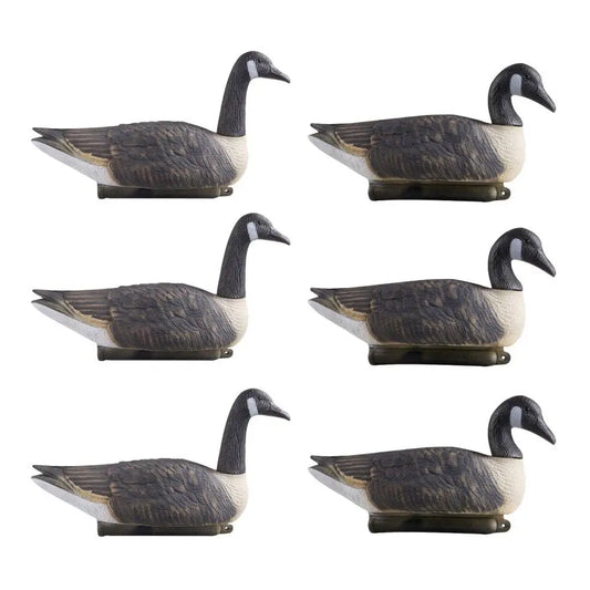 Realistic Outdoor Goose Floaters Decoy Set 6 Pack for  and Wildlife Decoration
