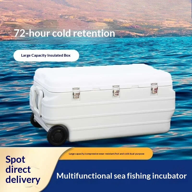 Insulated Cooler Dry Ice Huge Capacity Sea Fishing Seafood Storage Vegetable Fruit Preservation Cold Chain Cool Box Ice Box