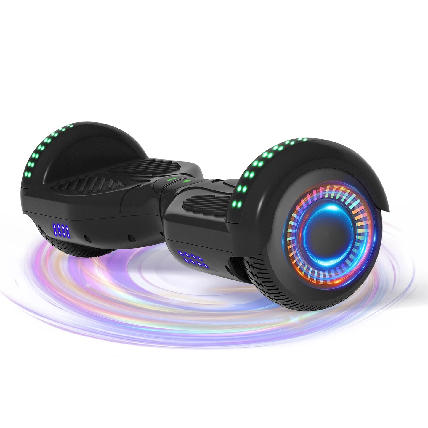 Commugo Self-Balancing Scooter with Bluetooth Speaker, APP Control, LED Lights, All Terrain Hoverboard for Kids Adults, All Ages