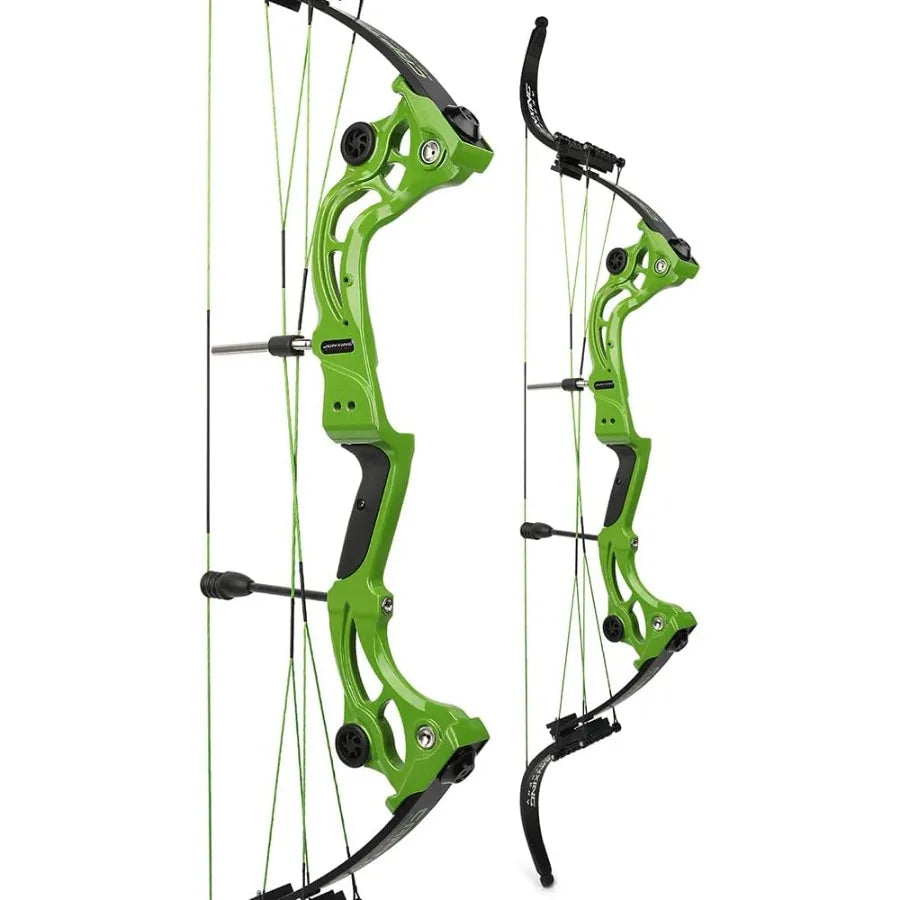 ZSHJGJR Recurve Bow American Hunting Bow 320FPS Draw Weight 4055lbs Adjustable Compound Bow Right Hand for Archery Hunting Fish