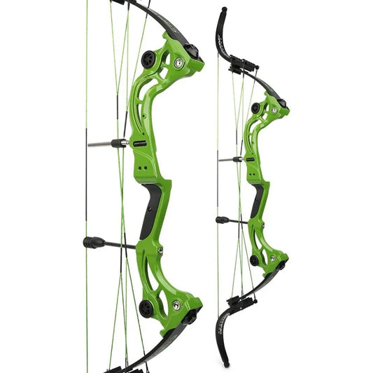 ZSHJGJR Recurve Bow American Hunting Bow 320FPS Draw Weight 4055lbs Adjustable Compound Bow Right Hand for Archery Hunting Fish