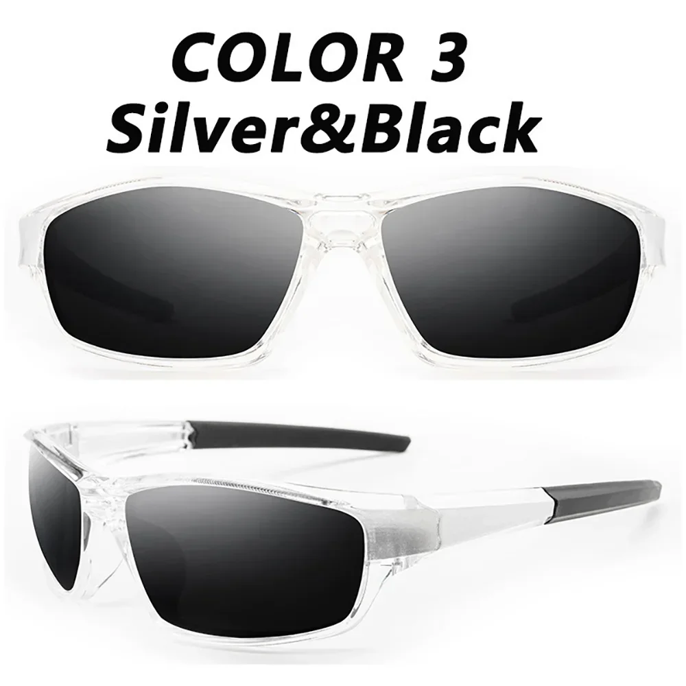 Sports Polarized Sunglasses for Men Lightweight Night Vision Male Shades Cycling Driving Fishing Fashion Mirror Sunglass De Sol
