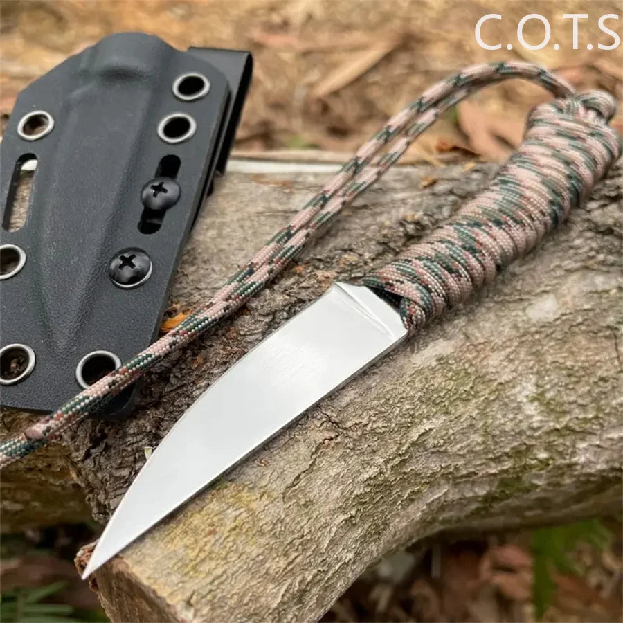 SPEEDGOAT 2.0 Model Outdoor Fixed Blade Knives 440C Blade Nylon Rope Handle Outdoor Camping Fishing Cutter Multi-tool