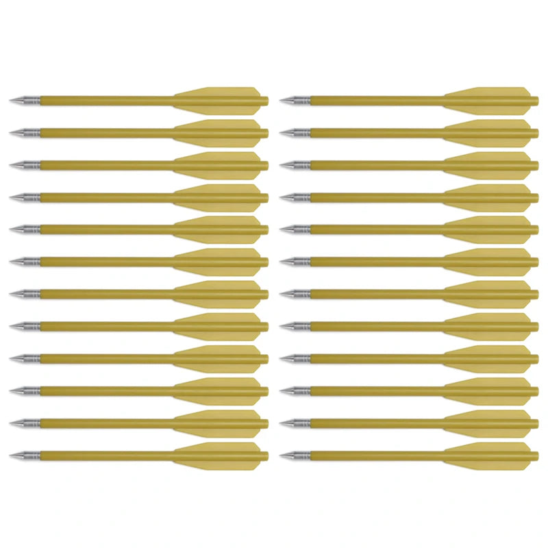 60Pcs Crossbow Bolts 6.5" Carbon Arrows Vanes Pistol Mini Bow Archery Hunting Target