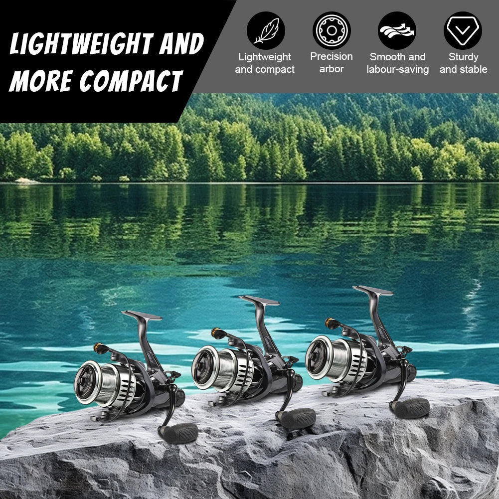 Spinning Fishing Reel Metal Fishing Reel Spool Fishing Reel  Carp Fishing Reel Fishing Tackle Carp Fishing Accessory