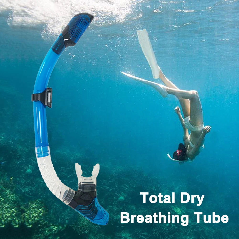 Snorkel Swimming Swim Snorkel with Hanging Buckle Comfortable Breathing Tube for Snorkeling for Free Diving Diving Equipment