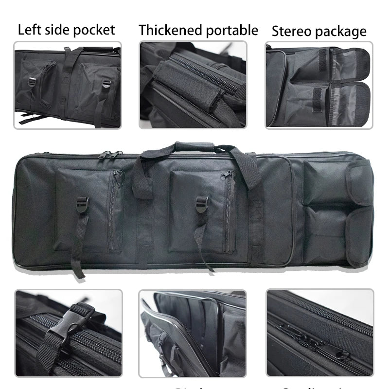Tactical Gun Bag Outdoor Hunting Equipment Air Gun Color Bullet Handbag Fishing Equipment 81cm 91cm 115cm