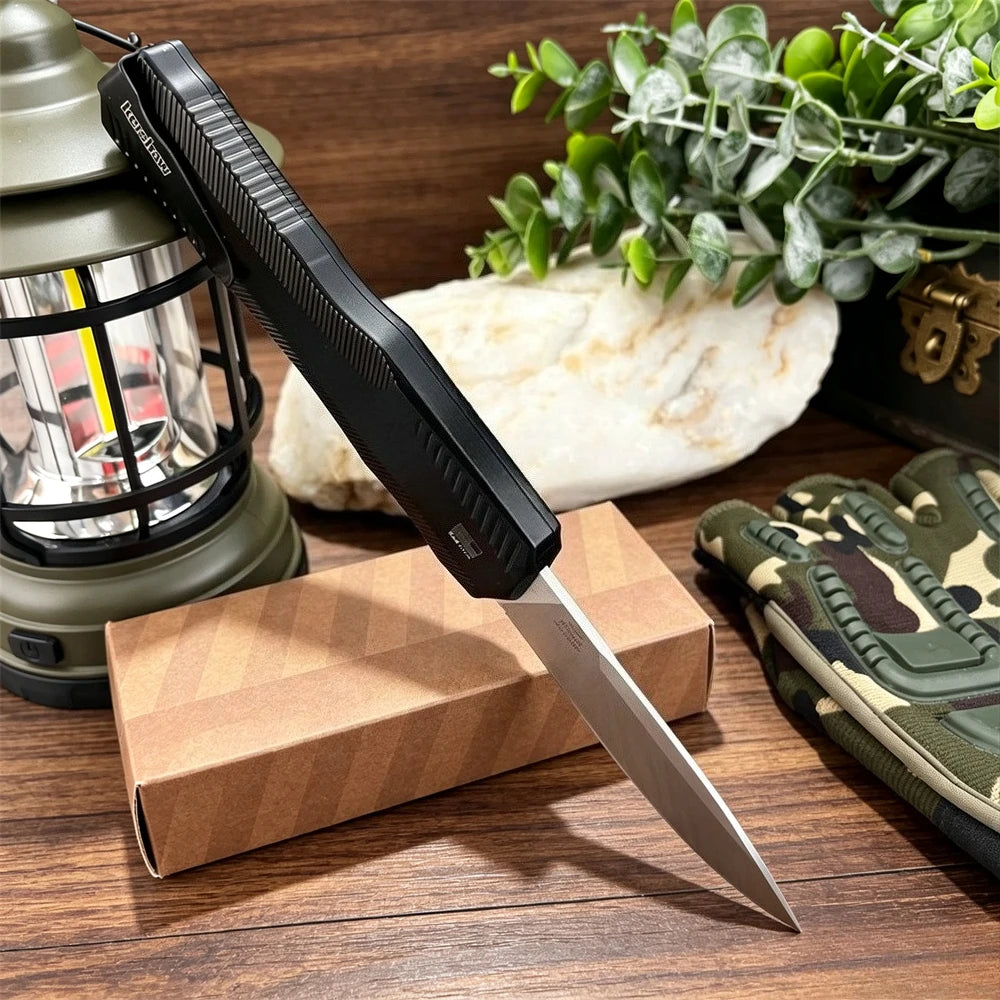 KS 9000 Folding Pocket Knife 440C Steel Blade Zinc Alloy Handle Outdoor Camping EDC Tactical Survival Multi Tool Knives
