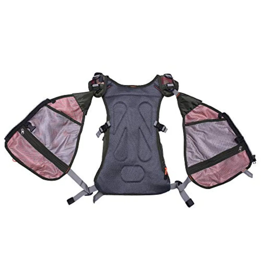 Fishing Vest for Men and Women Outdoor Activity Fly Bass Fishing Vest Backpack Army GreenFV02