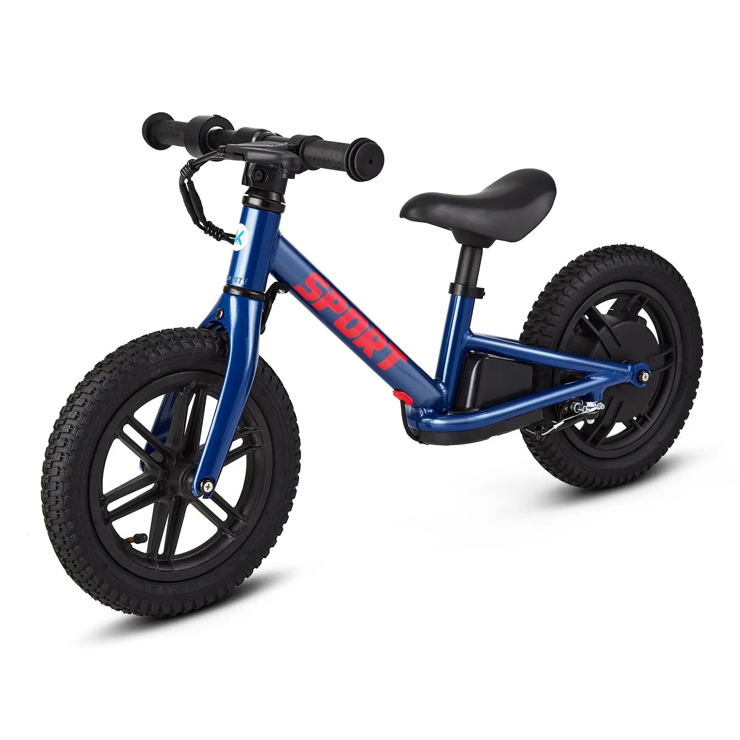 24V 100W Kids Electric Balance Bike, 12 Inch Pneumatic Tires, 2 Speed Modes, Adjustable Seat, E Dirt Bike For Boys Girls Ages 3-5
