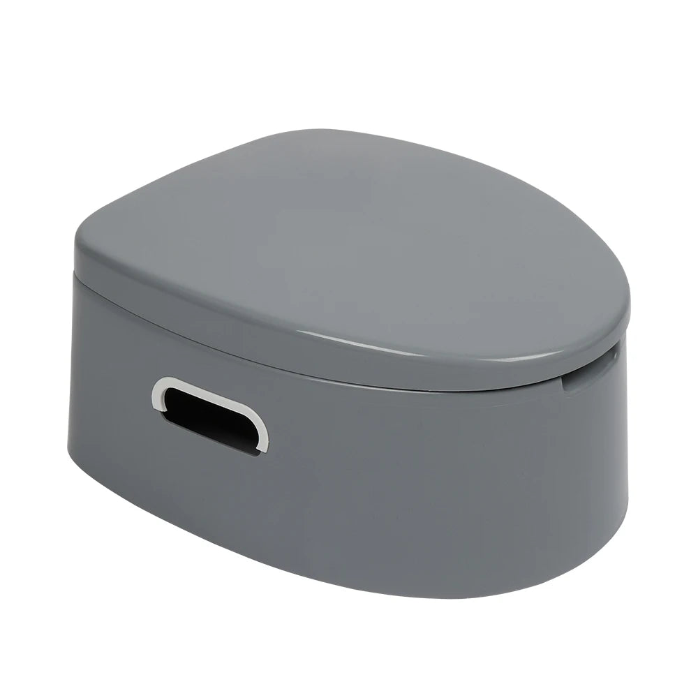 Portable outdoor toilet with non-slip mat, solve toilet trouble in 5 mins for self-driving & camping