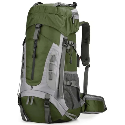 Hiking Backpack with Rain Cover Waterproof Camping Backpack Shoes Warehouse for Men Women Frameless