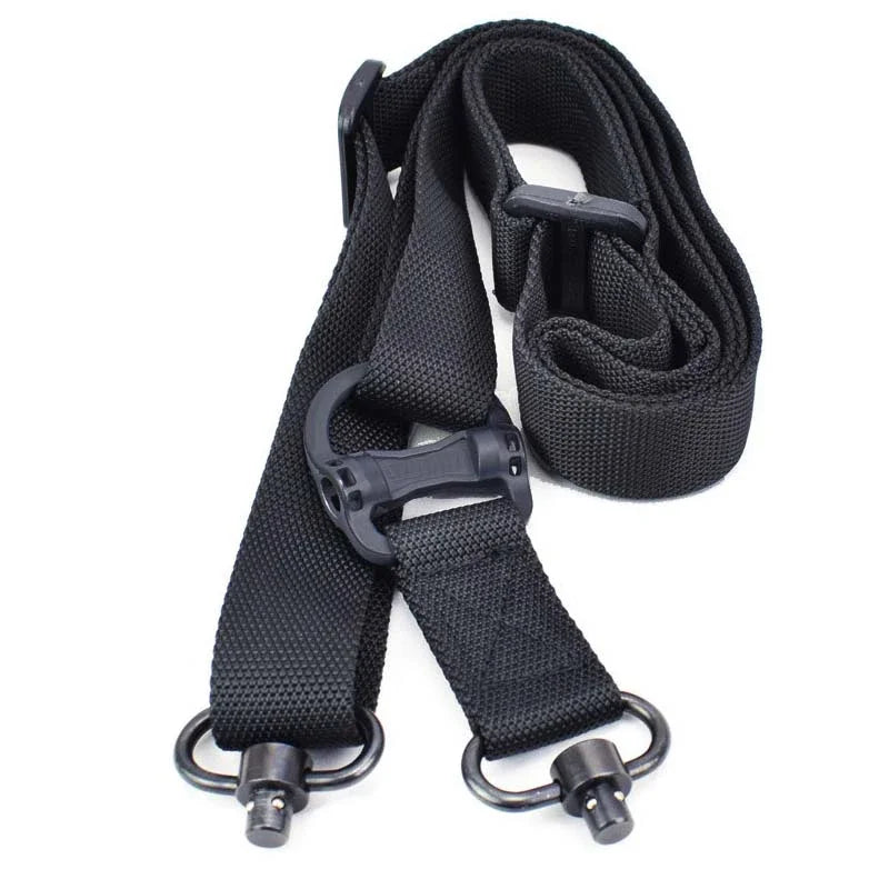 Adjustable MS4 Rifle Sling Gun QD Metal Strap Swivel Tactical Nylon 2 Points Multi Mission Release Airsoft Hunting Access