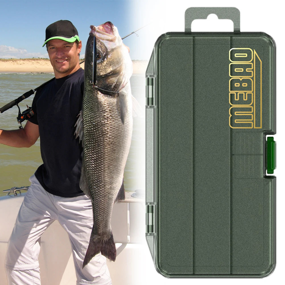Fishing Tackle Box with Removable Dividers Fishing Tackle Storage Trays Portable Accessories Box for Fishing