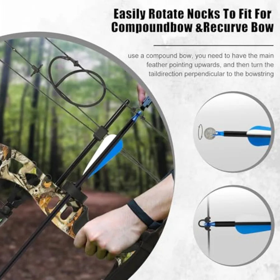 Compound Bow Kit Adjustable for Outdoor Use Target Practice 20-70lbs Archery Set with Carbon Arrows and Accessories