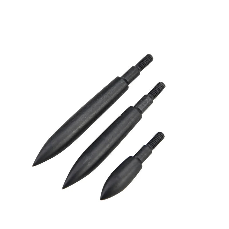 Stainless Steel Screw-in Arrow Field Points 12 Pack Multi Grain 100-350gr Silver Target Arrow Tips Wear Resistant Threaded Arrow Heads Fit Carbon Aluminum Shafts Archery Training Accessories