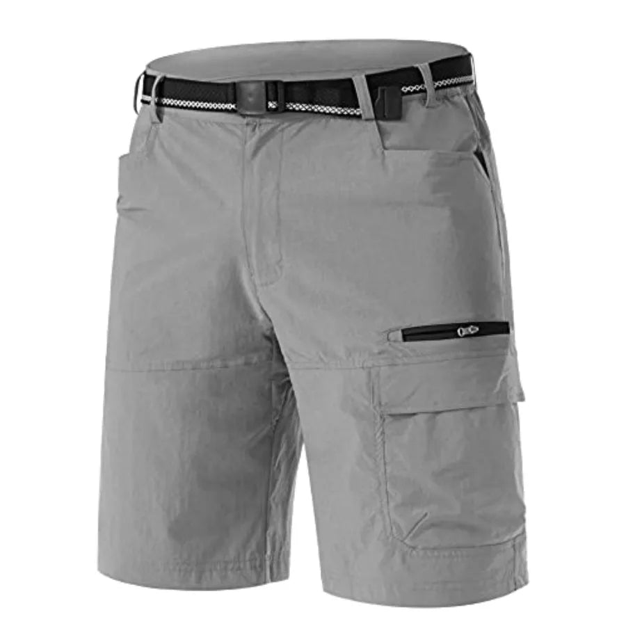 Men's Summer Outdoor Shorts Quick Dry Water Resistant Cargo Casual Golf Work Hiking Shorts NO Belt