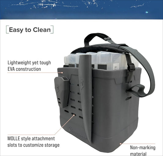 EVA Tackle Vault, Lightweight, Customizable Fishing Tackle Bag