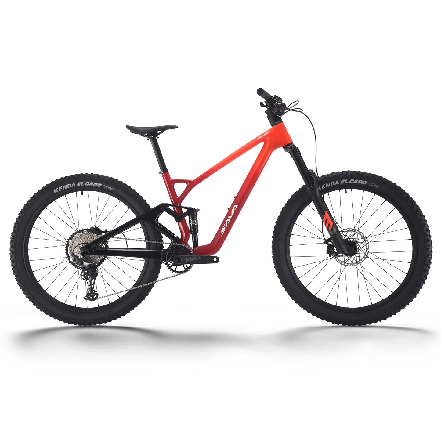 New SAVA TITAN612 Full Carbon Fiber Mountain Bike Soft Tail Shock-Absorbing Hydraulic Disc Brake All-Terrain Off-Road Adult Bicycle