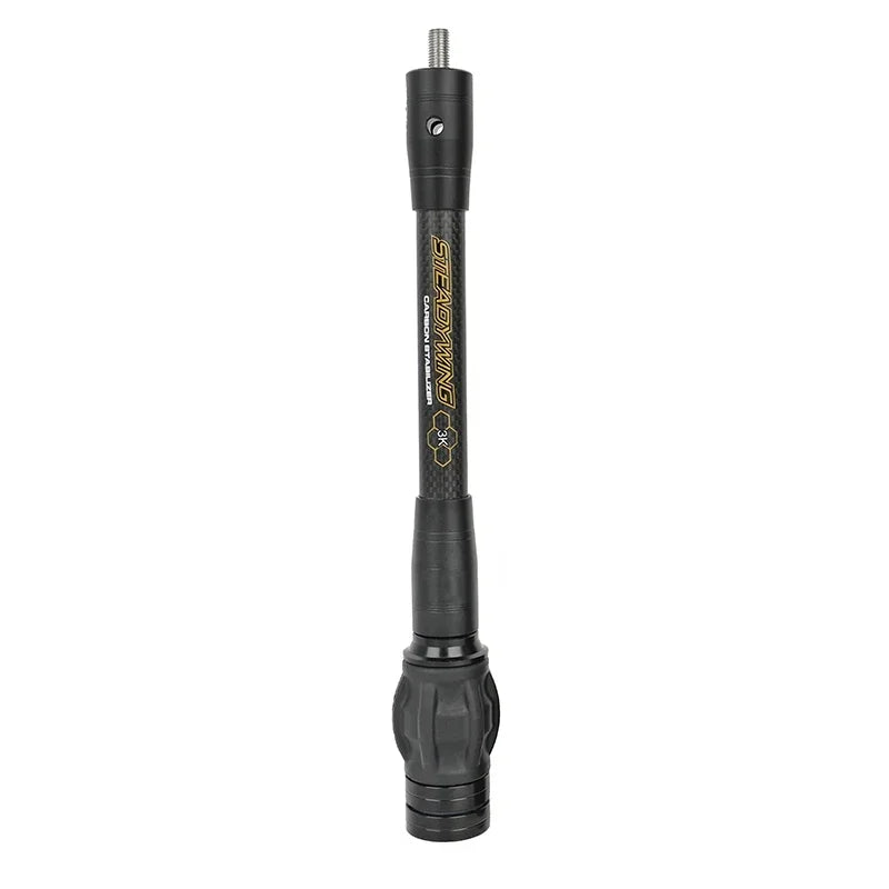 Archery Bow Stabilizer 3k Carbon Fibre 6/8/10/12/15 Inch Balance Rod Shock Absorber Damp Recurve Compound Bow Hunting Shooting