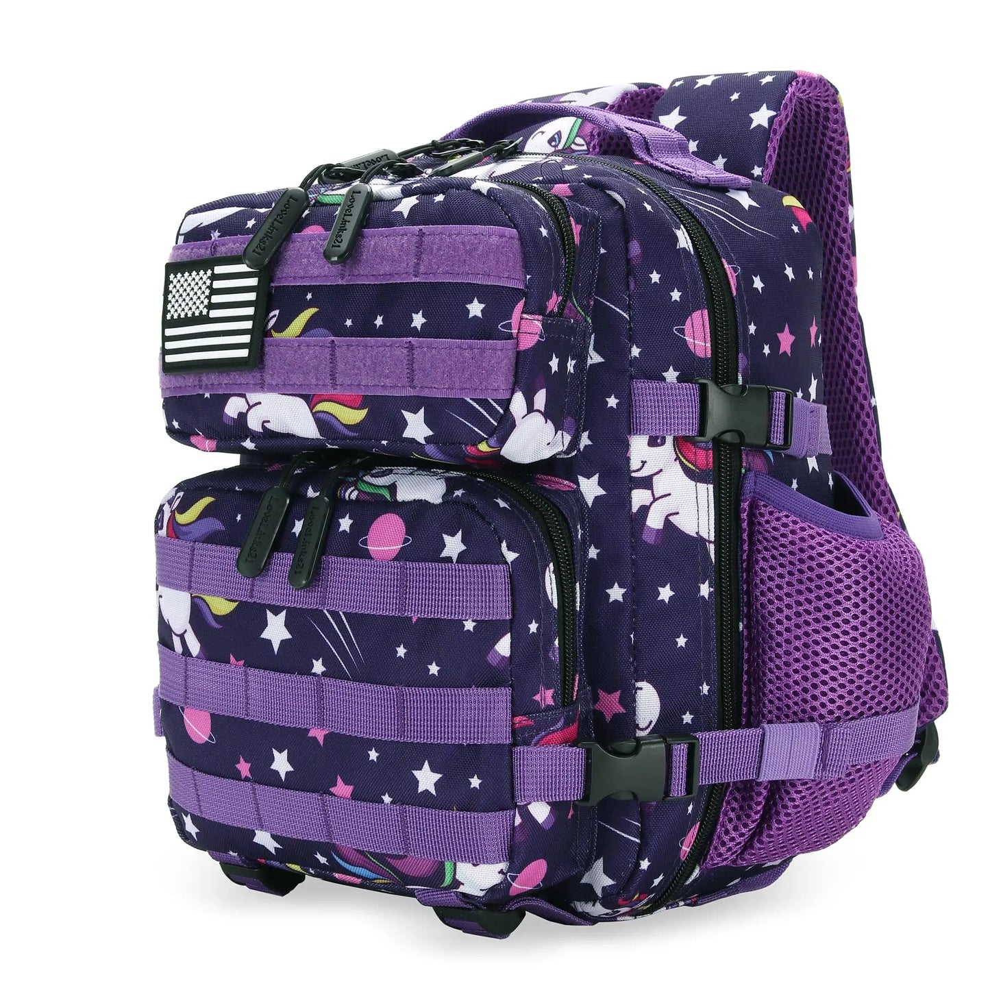 9L Cherry Print Tactical Backpack For Adults Hiking Fitness Small Utility Bag