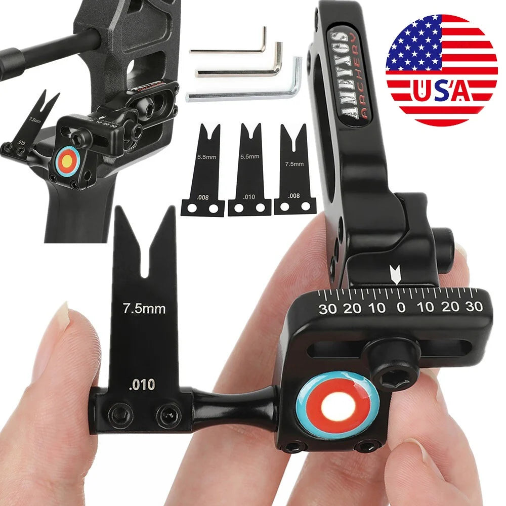 Archery Arrow Rest Aluminum Alloy Steel Blade Replaceable Adjustable Right Hand for Compound Recurve Bow Hunting Shooting