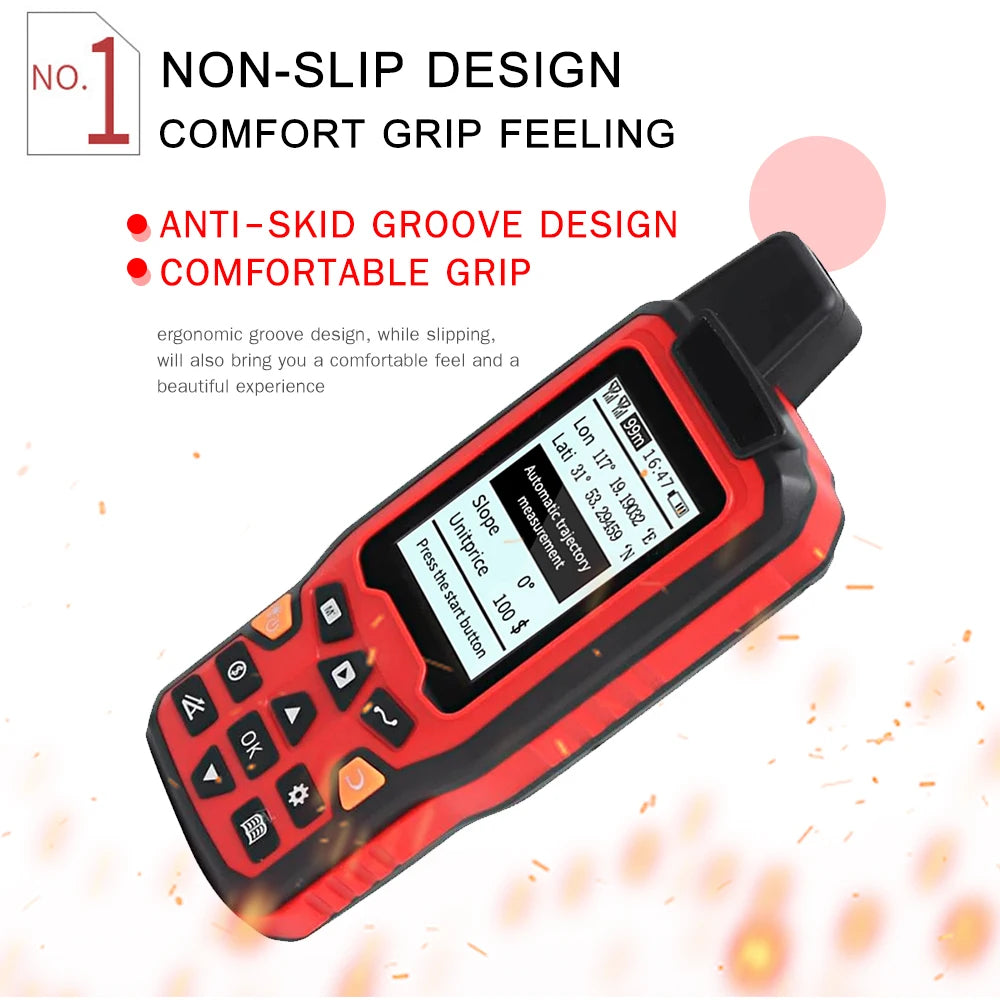 GPS Land Area Measure Handheld USB Navigation Track Area Calculation Meter Automatically Trajectory Meter Distance Area Tester