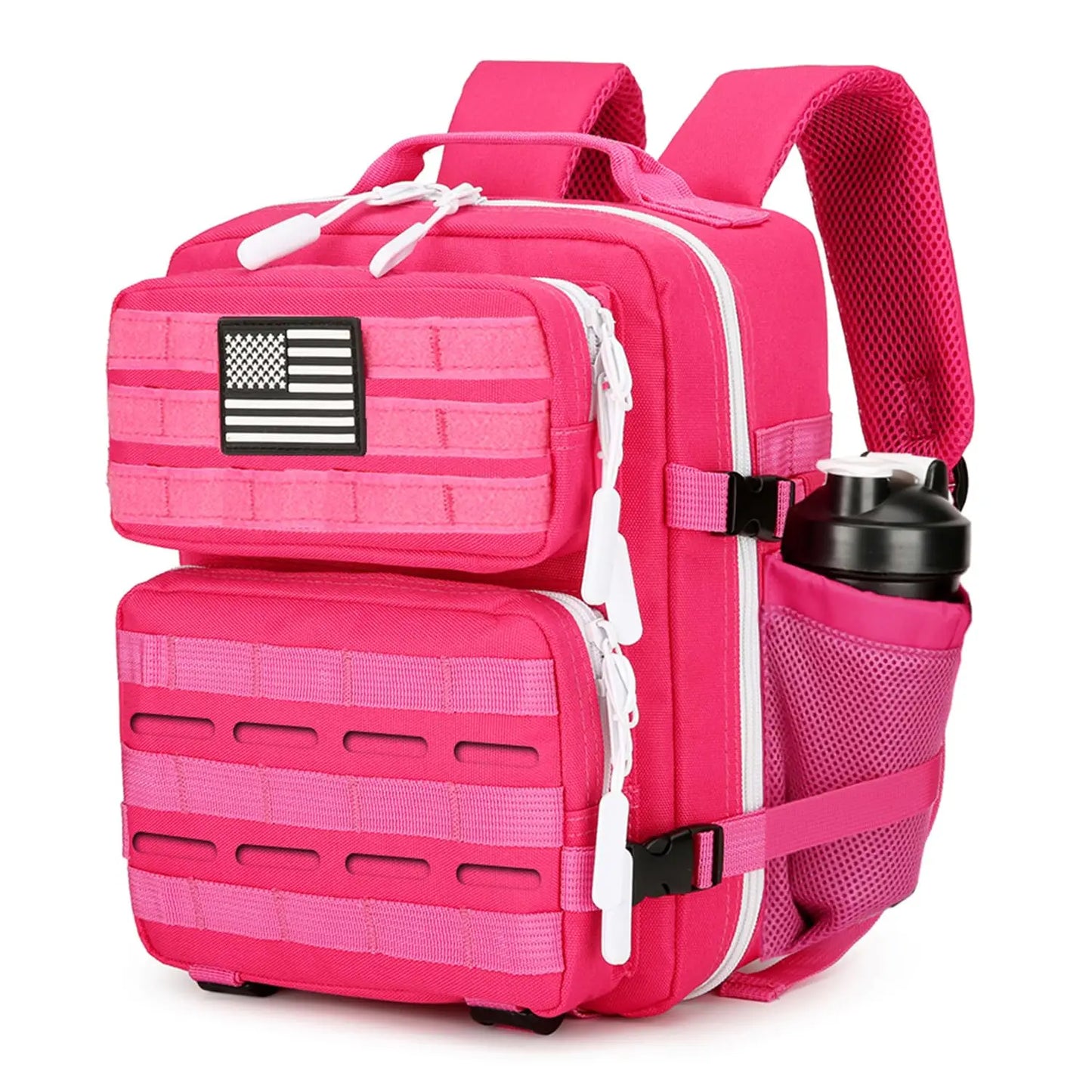 9L Cherry Print Tactical Backpack For Adults Hiking Fitness Small Utility Bag