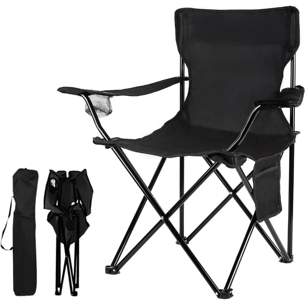 Lightweight Folding Camp Chair for Beach Lawn Patio Outdoor Sports