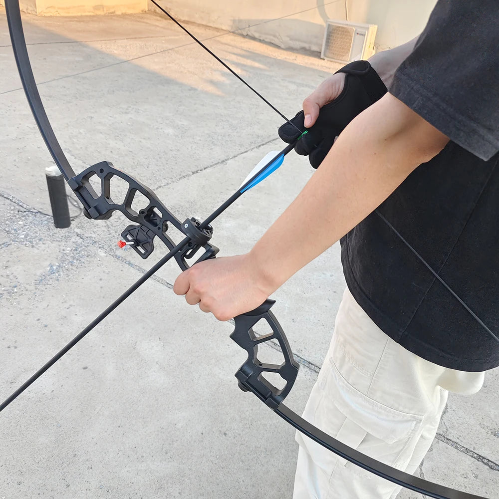 Straight Pull Bow Arrow Set 40/50Lbs Takedown Bow Right Hand for Beginer/Adults Outdoor Shooting Target Practice Hunting