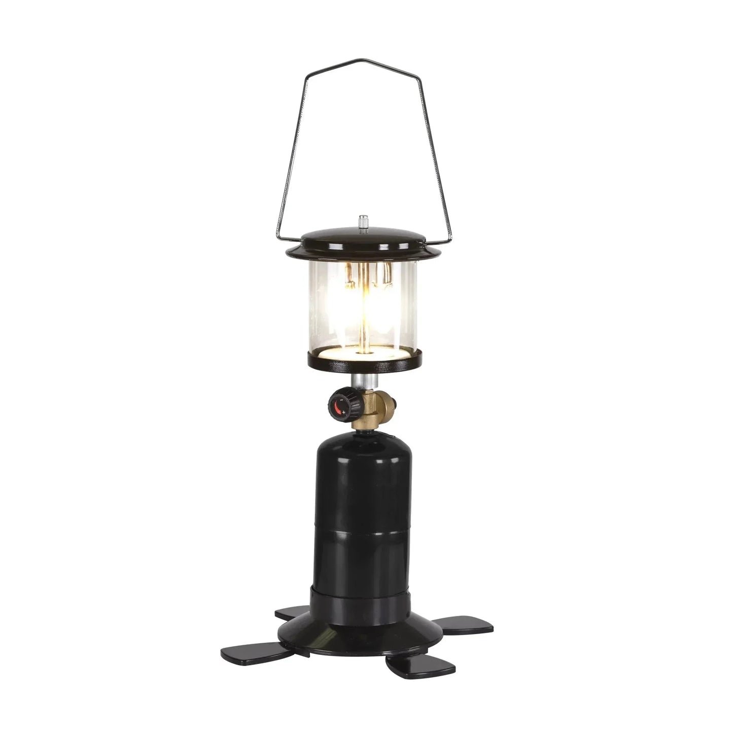 2  Propane Lantern Black,Portable,Adjustable tripod,Equipped with a hanging handle