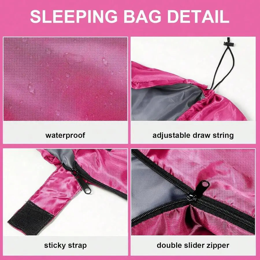 Lightweight Waterproof Sleeping Bag For Adults Outdoor Camping Hiking Travel