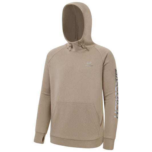 BASSDASH Men’s Fleece Lined Fishing Hoodies Water Resistant Performance Pullover Sweatshirts Stretchy Hunting Workout Sweatshirt