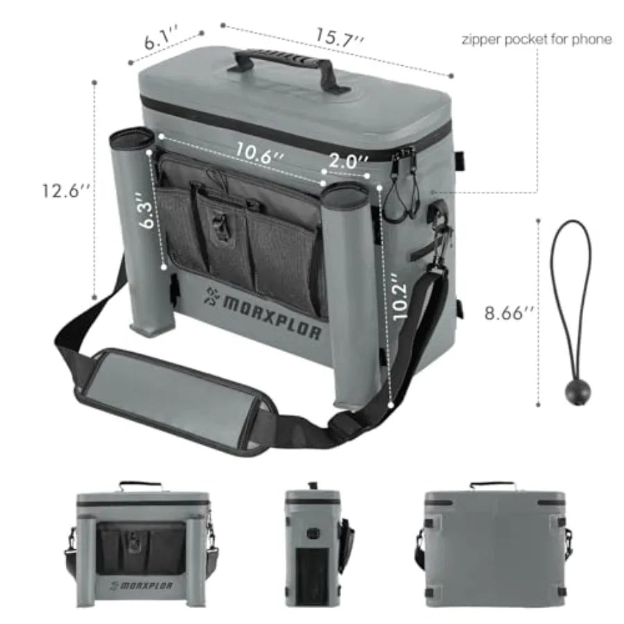 Kayak CoolerWaterproof Kayak Seat Back Cooler for Kayaking Kayak Accessories Cooler Bag Protable Ice Chest Beach Cooler Travel