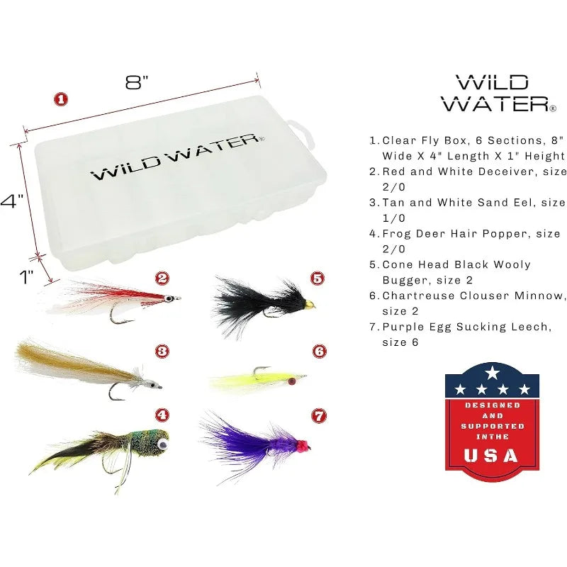 Fly Fishing 9 Foot, 4-Piece, 9/10 Weight Fly Rod Complete Fly Fishing Rod and Reel Combo Starter Package