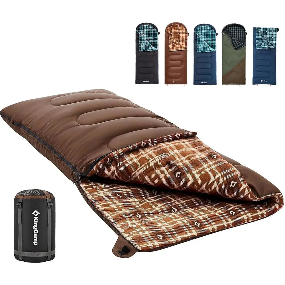 Extra Large Cold-Weather Lannel Bags for Adults - Waterproof and Portable Camping Gear Accessories