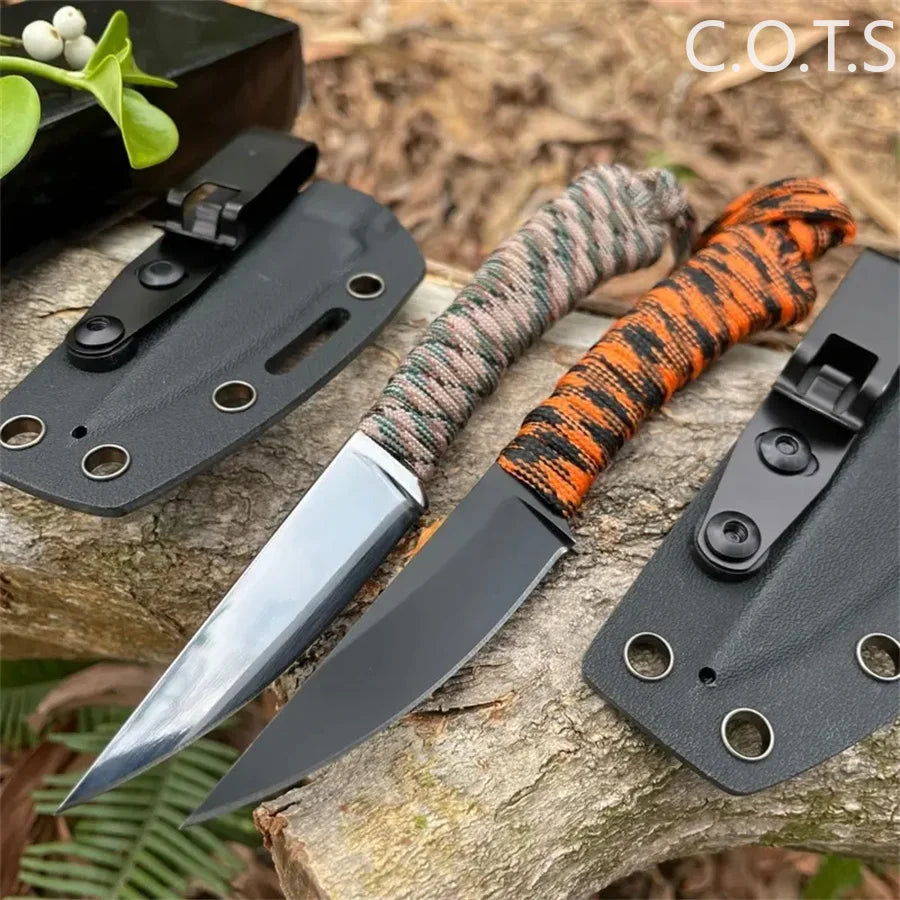 SPEEDGOAT 2.0 Model Outdoor Fixed Blade Knives 440C Blade Nylon Rope Handle Outdoor Camping Fishing Cutter Multi-tool