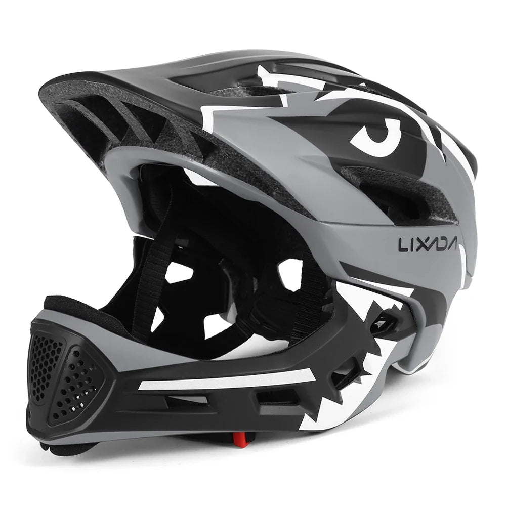 Versatile Children's Helmet with Removable Face Guard
