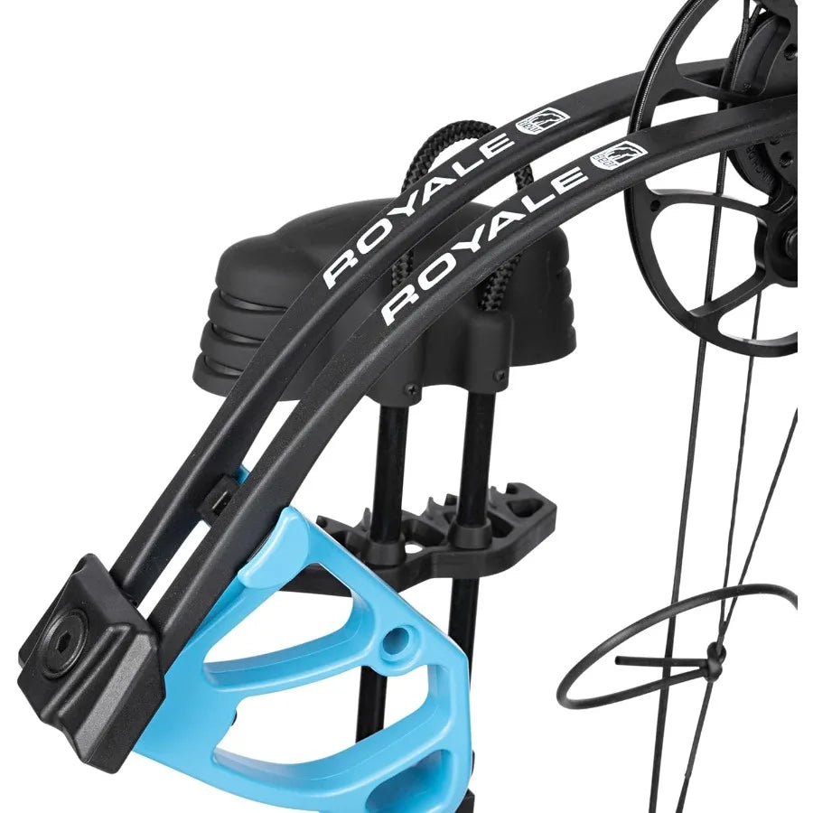 Archery Royale Ready to Hunt Compound Bow Package for Adults and Youth 12 27 Draw Length 550 Lbs Draw Weight Up to 290 FPS
