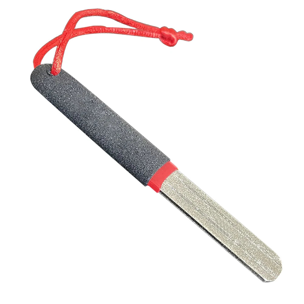 Fishing Hook Sharpener Diamond Hook File Double Groove Fishing Hook Sharpening Hone Fishing Accessories