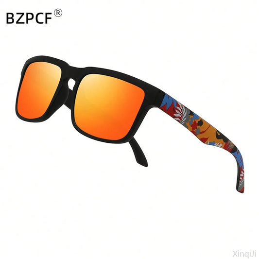 Polarized Sports Sunglasses Square Frame UV400 Driving Fishing Outdoor Men Women Vintage