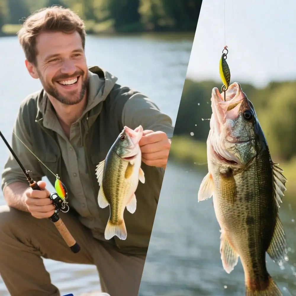 Multifunctional Artificial Fishing Lure Tackle Kit Durable Simulation Bait Set With Sharp Treble Hooks Universal For Freshwater Saltwater Lake Sea Bass Trout Angling Beginner Professional Fishing Gear Supplies