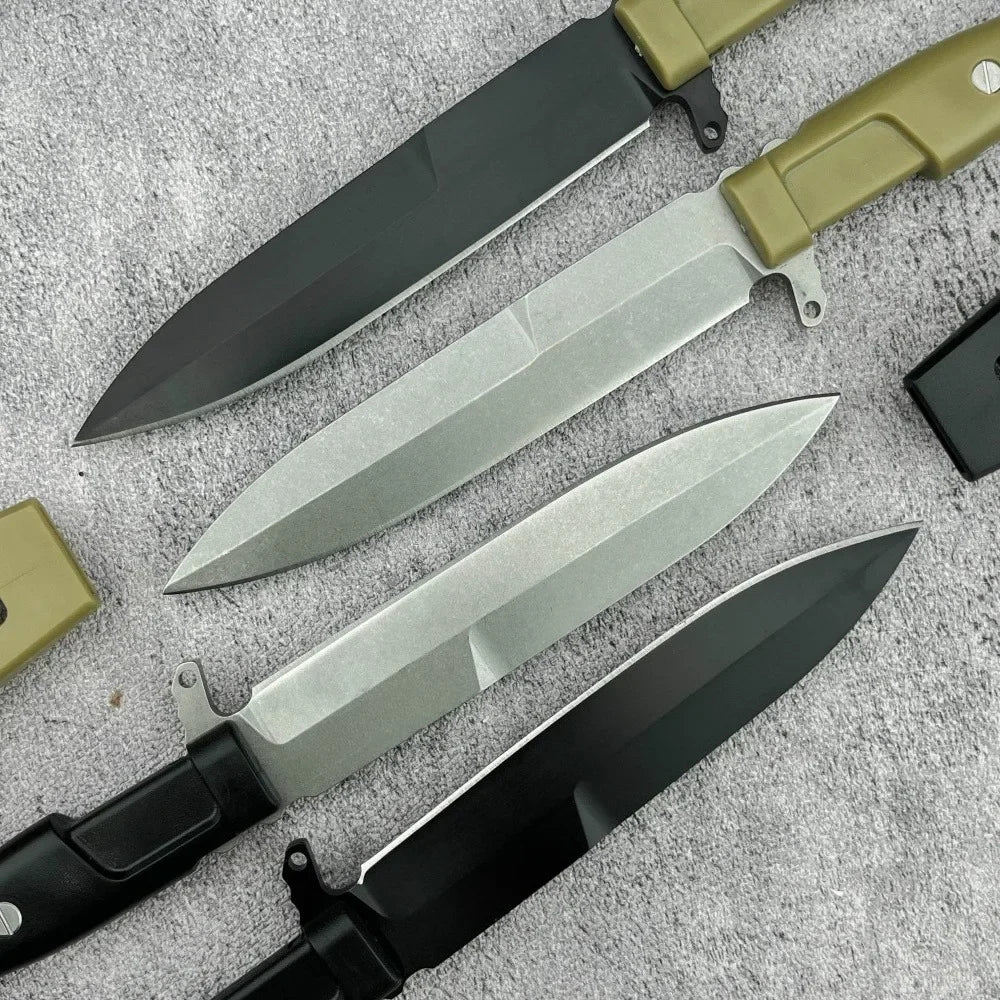 Survival Knife with Sheath and Fixed 8Cr13Mov Blade—A High-Hardness Emergency Cutting Tool for Everyday Carry, Portable Camping and Outdoor Tool, Perfect Gift