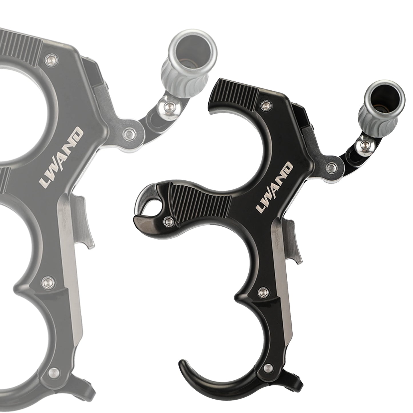 Compound Bow Release 3/4 Finger Thumb Trigger Caliper Aluminum Copper for Hunting Shooting Archery Accessories Use