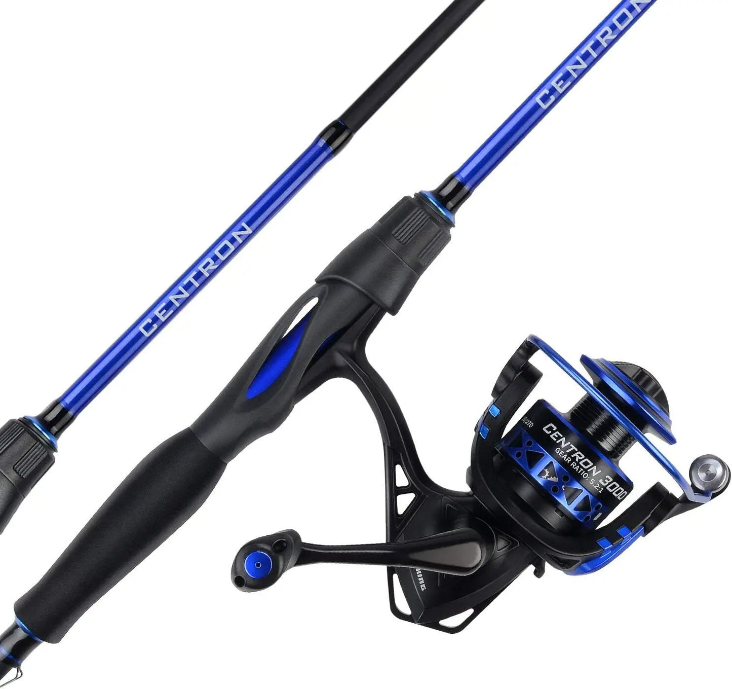 Spinning & Baitcasting Combo, IM6 Graphite 2pc Rod, Stainless Guides, EVA Handle, Reel Included