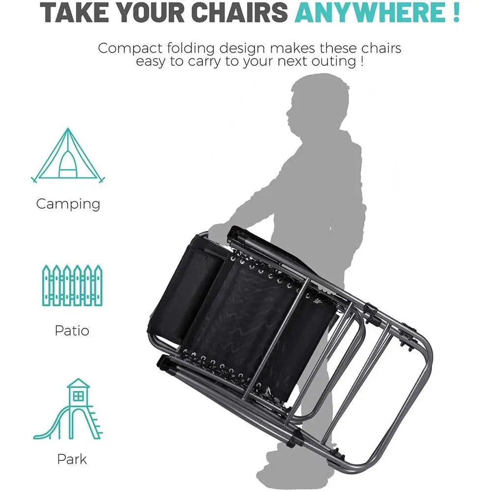 Patio Rocking Chairs Zero Gravity Mesh Lawn Recliner, Outdoor Portable olding Chairs or Camping, ishing and Beach