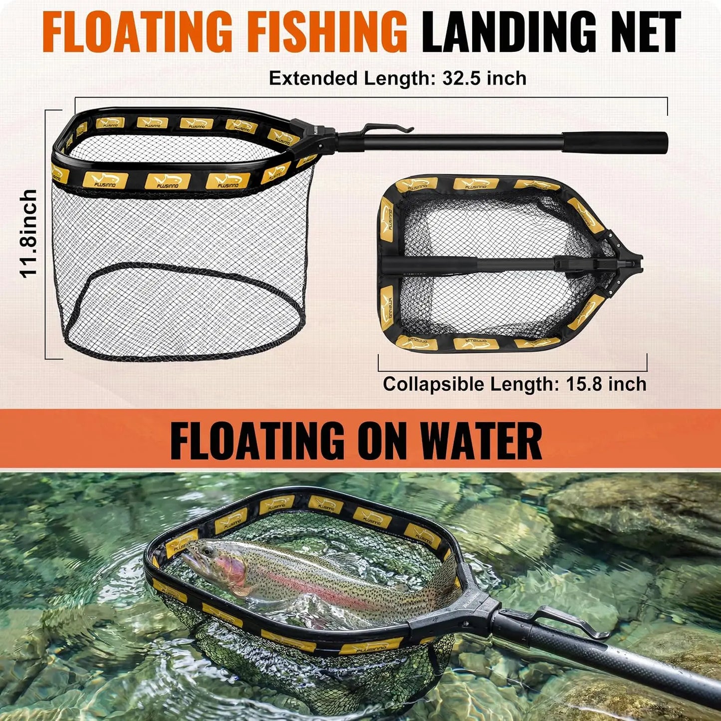 Fishing Rod and Reel Combo with Backpack, Net, Tackle Box Kit for Freshwater and Saltwater Fishing Gear for Men