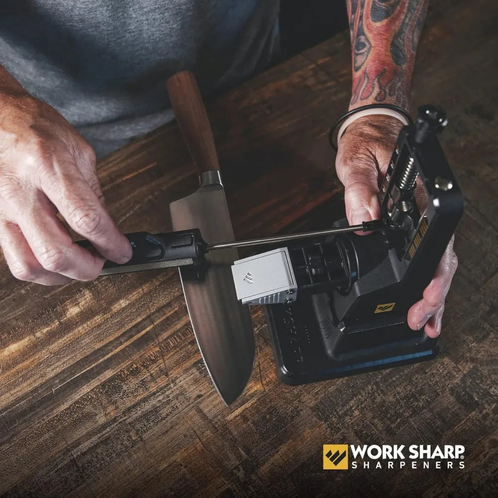 Hot Sale - Precision Adjust Elite Knife Sharpener - Adjustable Knife Sharpening System - For Hunting, Serrated & Kitchen